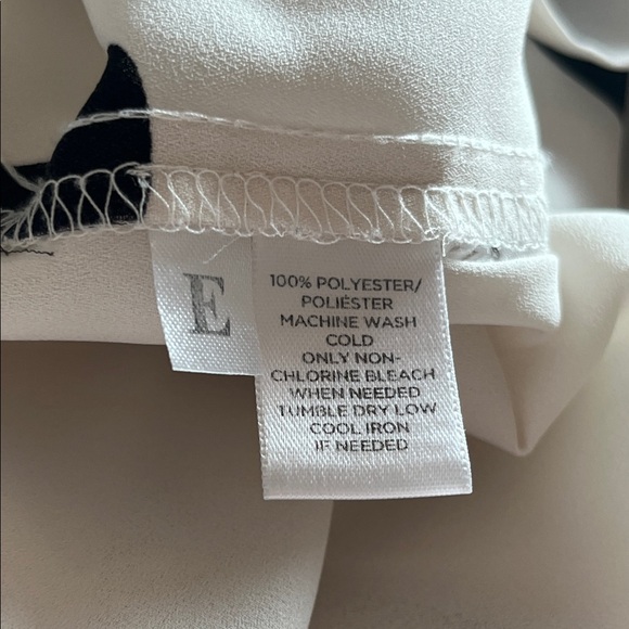 LOFT Black Polka Dot Blouse - Cream - Picture 6 of 6